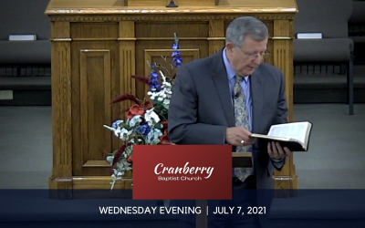 Wednesday Evening, July 7, 2021