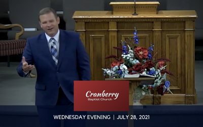 Wednesday Evening, July 28, 2021