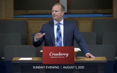 Sunday Evening, August 1, 2021