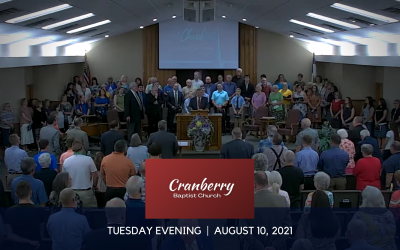 Tuesday Evening, August 10, 2021