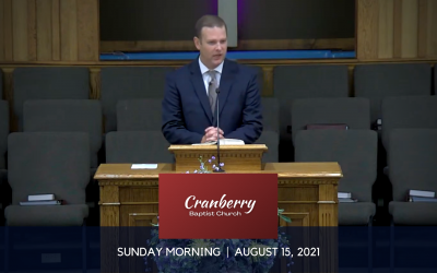 Sunday Morning, August 15, 2021