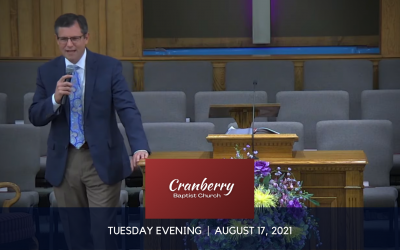 Tuesday Evening, August 17, 2021