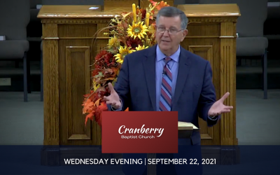 Wednesday Evening, September 22, 2021