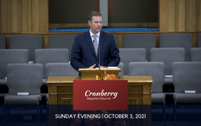 Sunday Evening, October 3, 2021