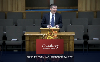 Sunday Evening, October 24, 2021