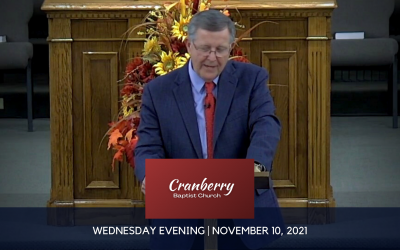 Wednesday Evening, November 10, 2021