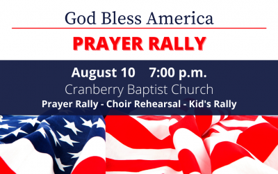 Prayer Rally August 10